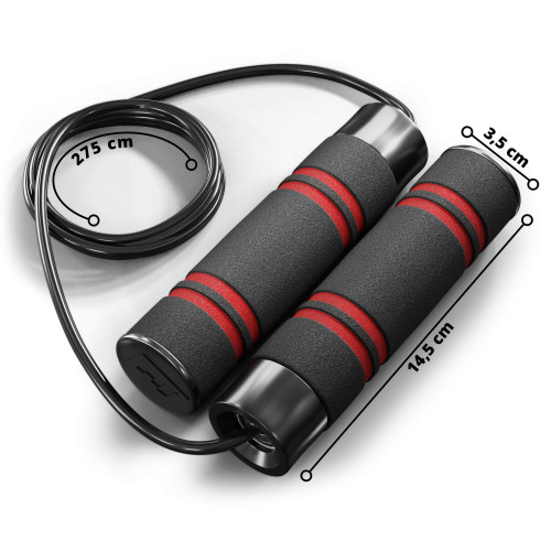 Скакалка  Hop-Sport HS-F040JR black - фото №2